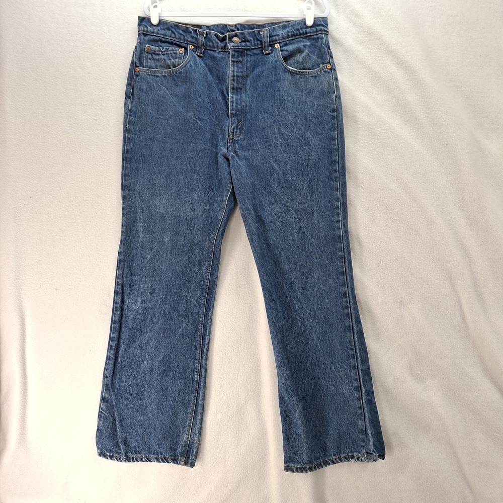 Vtg Levis 517 Jeans‎ Mens 80's 36x29 (tag 38x30) Blue Denim Made in USA Cowboy